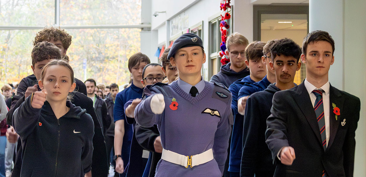 Students marching 